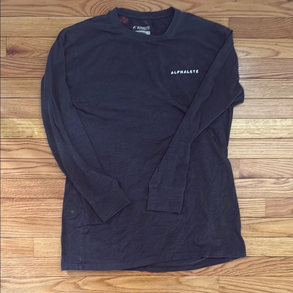 Alphalete Charcoal Long Sleeve Tee